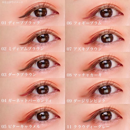 クリーミータッチライナー/キャンメイク/ジェルアイライナーを使ったクチコミ(5枚目)