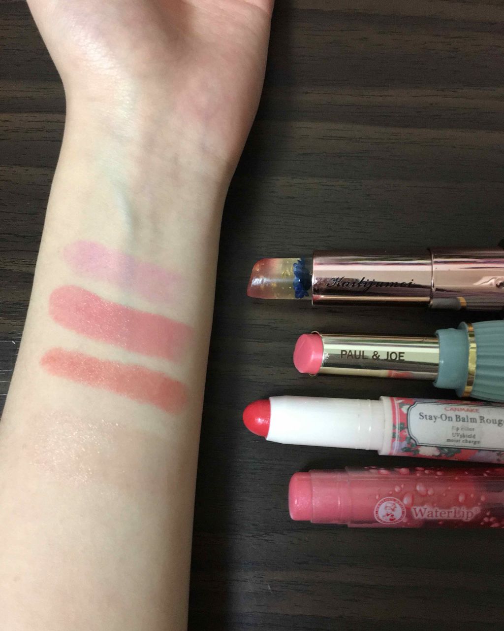 フラワーティントリップN オイルイン/Kailijumei/リップティントを使ったクチコミ（3枚目）