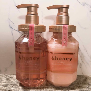 &honey Melty モイストリペア シャンプー1.0／モイストリペア ヘアトリートメント2.0/&honey/シャンプー・コンディショナーを使ったクチコミ（1枚目）