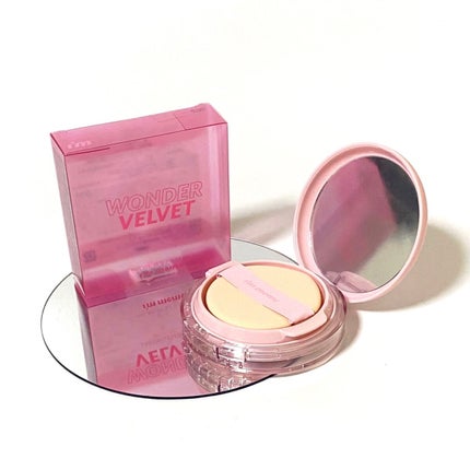 ワンダーベルベットラスティングクッション/i’m meme/クッションファンデーションを使ったクチコミ(1枚目)