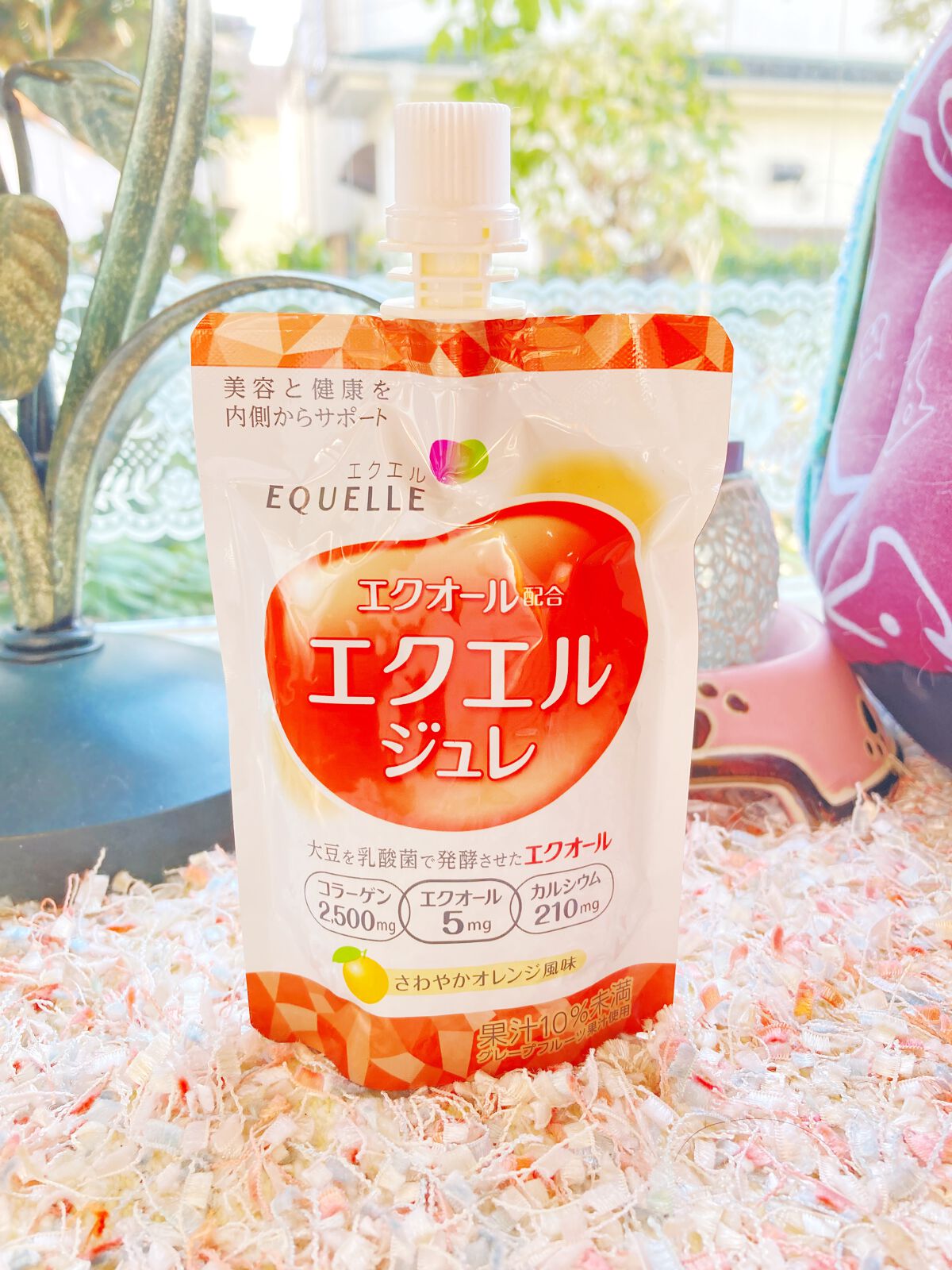 エクエル ジュレ さわやかオレンジ風味/大塚製薬/ゼリー飲料を使ったクチコミ（1枚目）