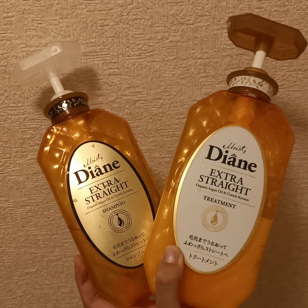パーフェクトビューティ モイストダイアン エクストラストレート シャンプー/トリートメント/ダイアン/市販シャンプーを使ったクチコミ（1枚目）