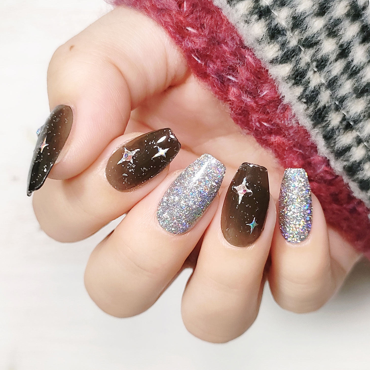 ネイルチップ(シールタイプ)/FINGER SUIT/ネイルチップ・パーツを使ったクチコミ（3枚目）