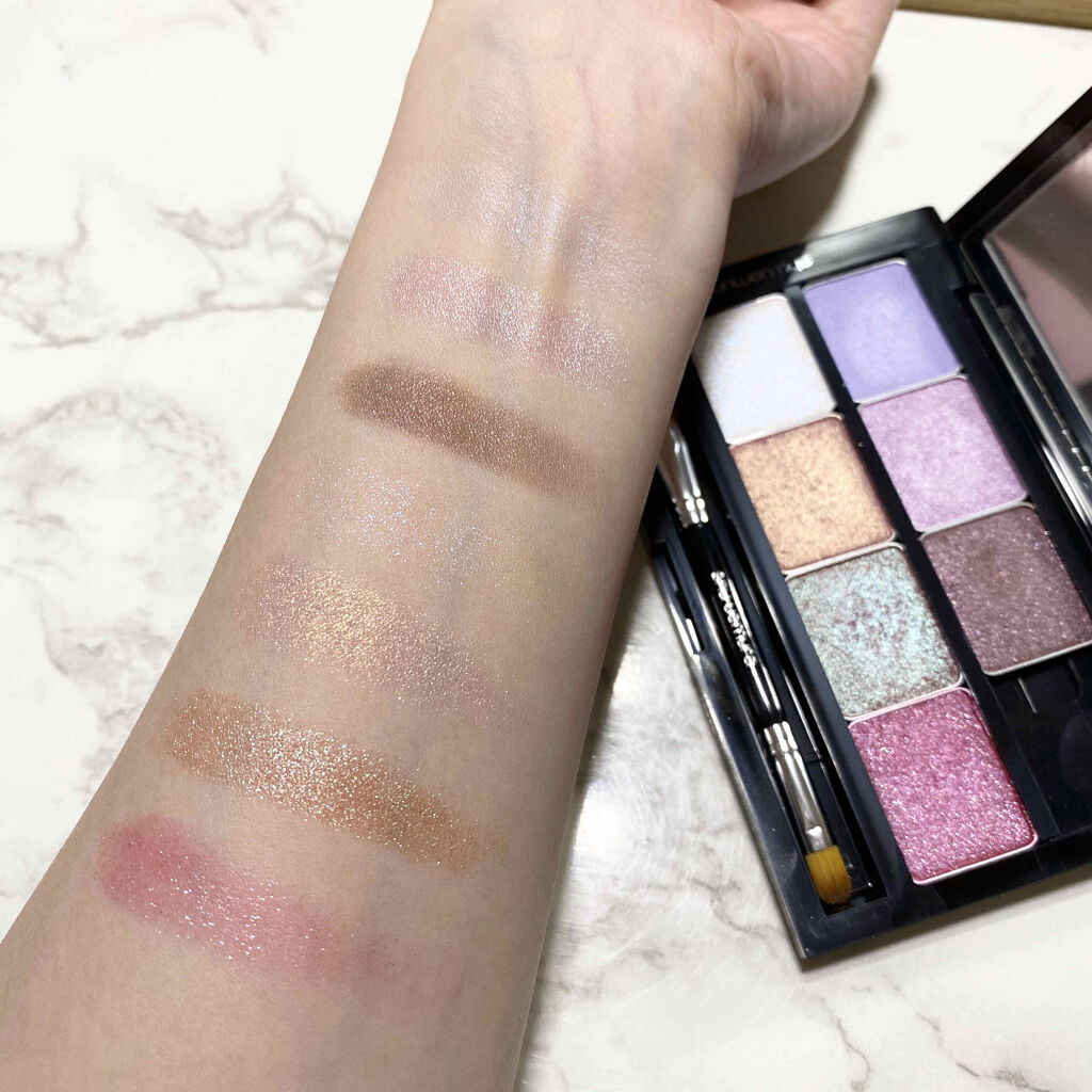 プレスド アイシャドー（レフィル） M ライトパープル 714 A/shu uemura/単色アイシャドウを使ったクチコミ（3枚目）