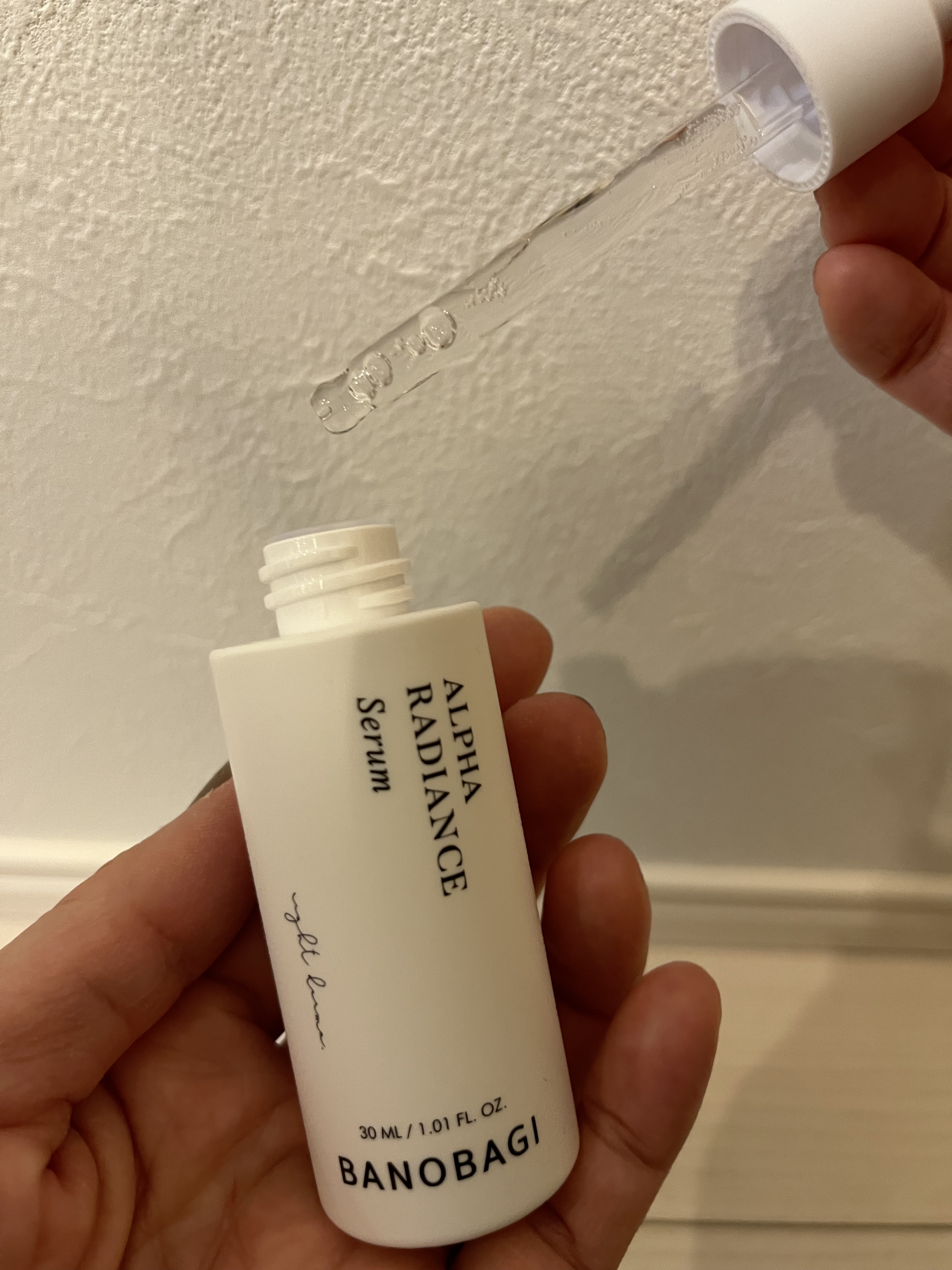 アルファラディアンスグローセラム/BANOBAGI/美容液を使ったクチコミ（1枚目）