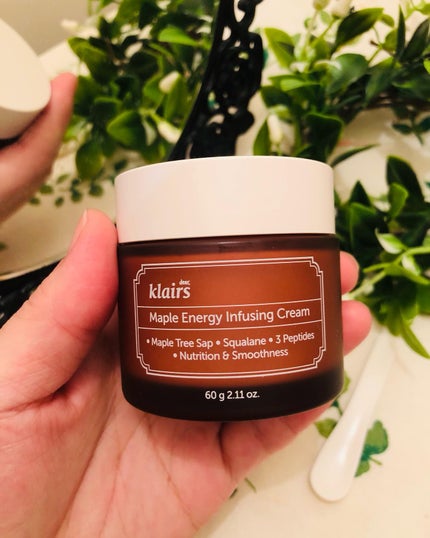 メープルエナジーインフュージングクリーム/Klairs/フェイスクリームを使ったクチコミ(1枚目)