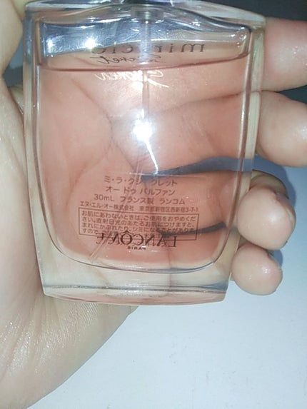 LANCOME ミ・ラ・ク オー ドゥ パルファンのクチコミ「また投稿✨
ミラク オードパルファム シークレットです☺️
一回嗅いだとき一瞬アルコール消毒.....」(2枚目)