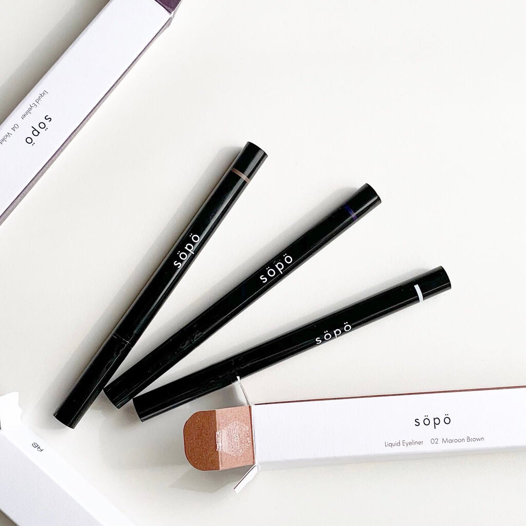 リキッドアイライナー/sopo/リキッドアイライナーを使ったクチコミ(2枚目)