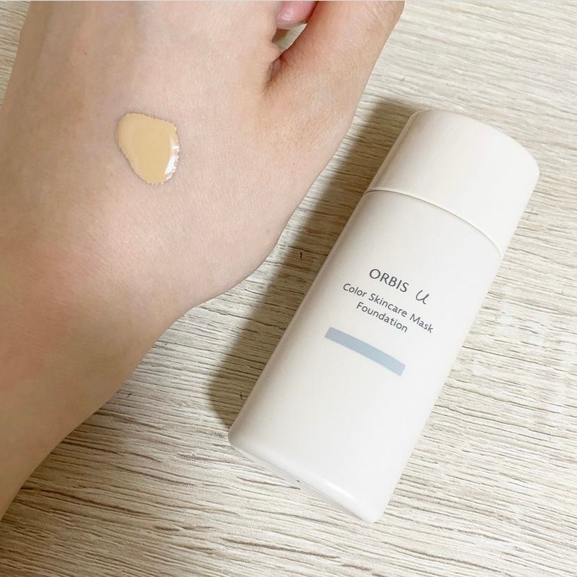 オルビスユー カラースキンケアマスク ファンデーション/オルビス/リキッドファンデーションを使ったクチコミ(3枚目)