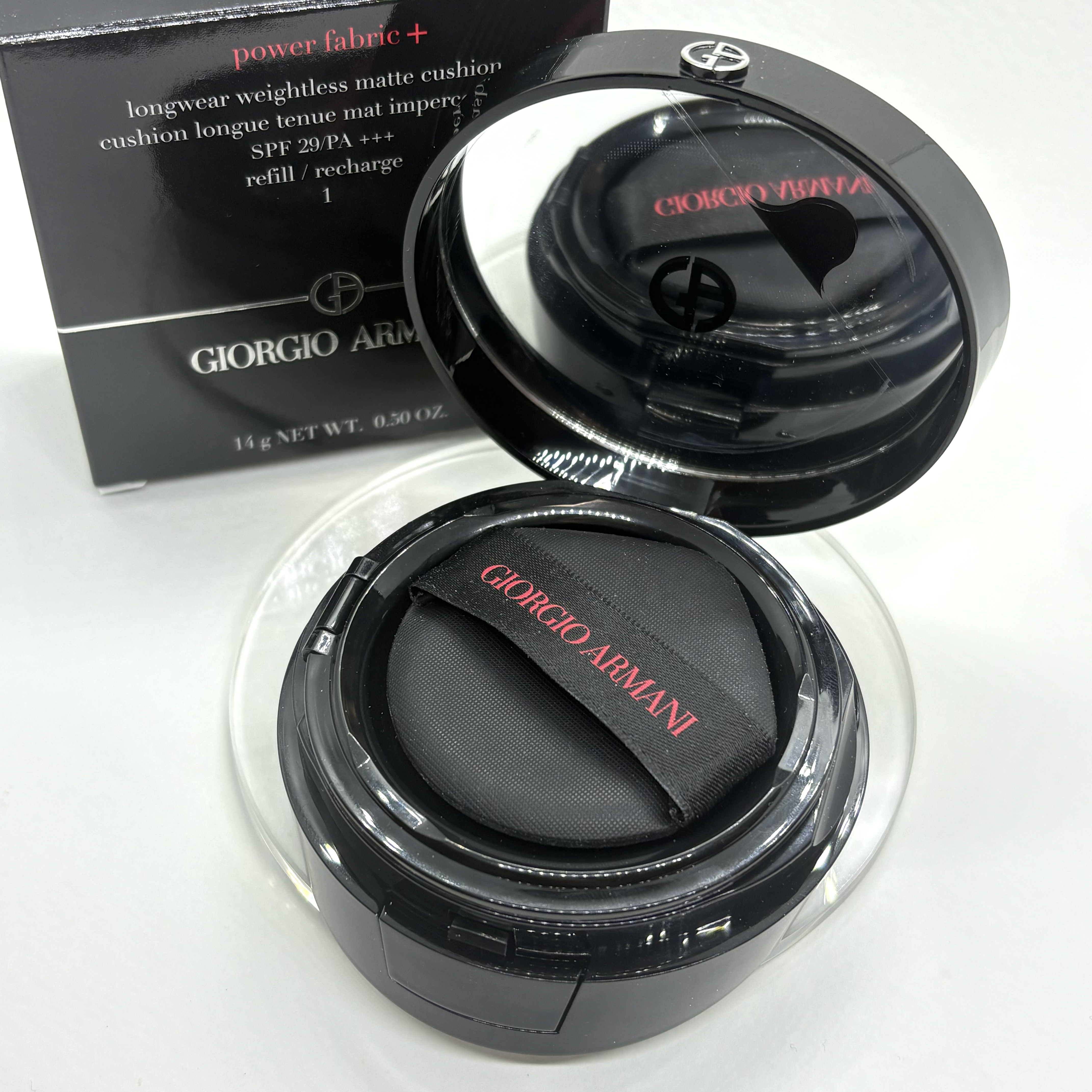 パワー ファブリック ＋ロングウェア ウェイトレス マット クッション/ジョルジオ アルマーニ ビューティ/クッションファンデーションを使ったクチコミ（2枚目）