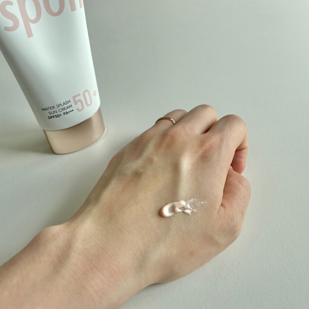 ウォータースプラッシュサンクリーム/espoir/日焼け止め・UVケアを使ったクチコミ(2枚目)