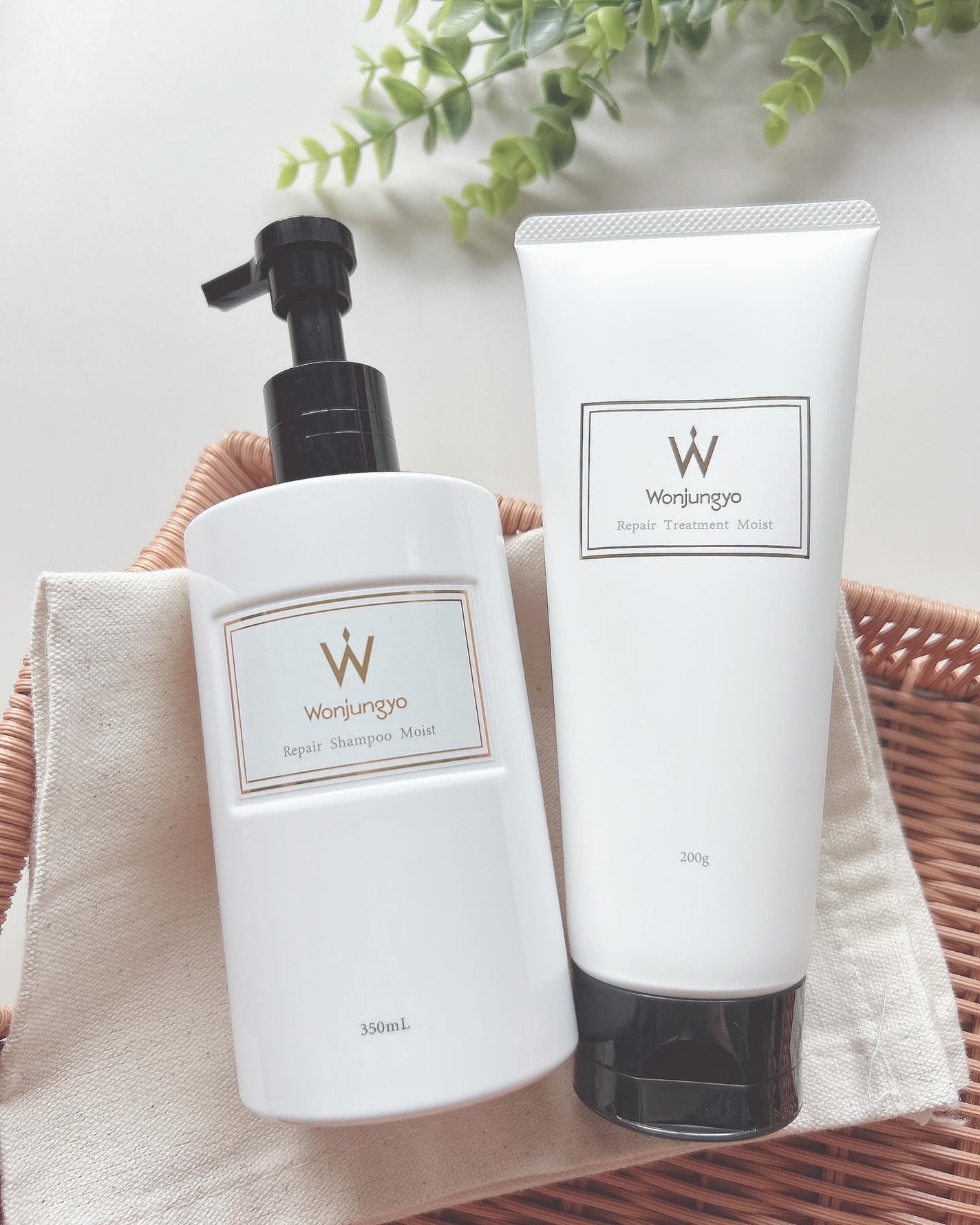 ウォンジョンヨ リペアシャンプー モイスト/リペアトリートメント モイスト/Wonjungyo/市販シャンプーを使ったクチコミ(1枚目)