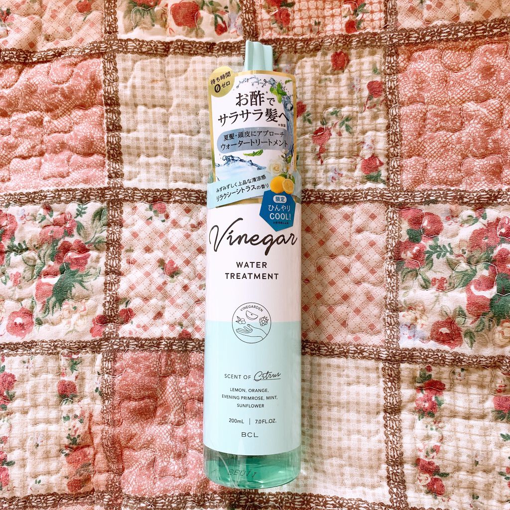 ウォータートリートメント クール/ビネガーデン/洗い流すヘアトリートメントを使ったクチコミ（1枚目）
