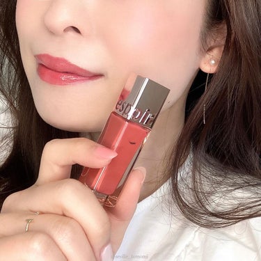 espoir クチュールリップ ティントシャインのクチコミ「エスポアのクチュールリップティントシャイン💄
私は「𝐶𝐻𝐼𝐿𝐿𝐼𝑁’ 𝐶𝐻𝐼𝐿𝐿𝐼𝑁'」という.....」（1枚目）