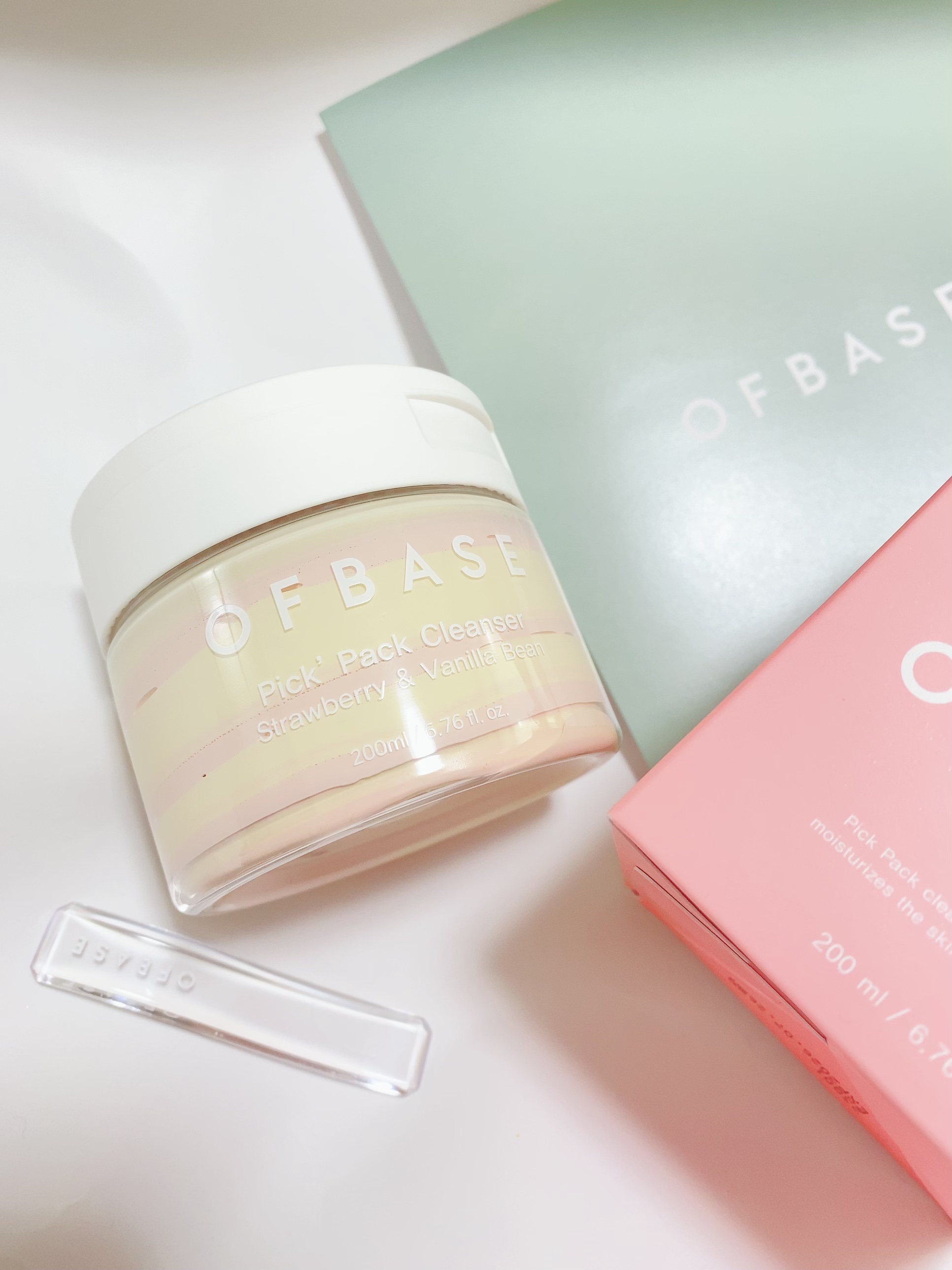 ピックパッククレンザー イチゴ&バニラビーン/OFBASE/洗い流すパック・マスクを使ったクチコミ（2枚目）
