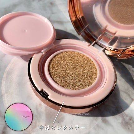 ピンクティーツリーカバークッション/APLIN/クッションファンデーションを使ったクチコミ(2枚目)