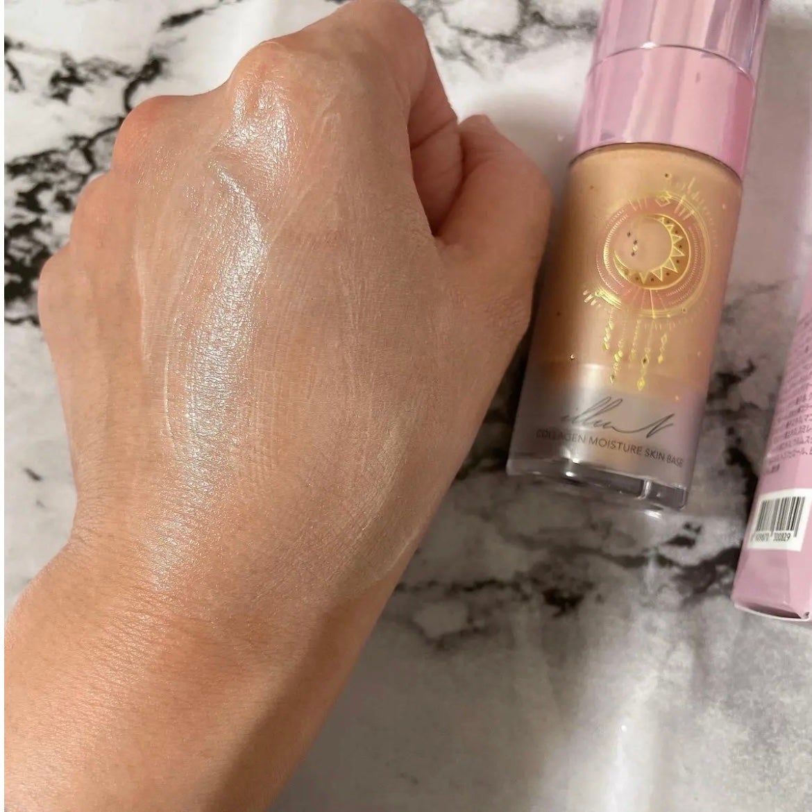 コラーゲンモイスチャースキンベース/illuN/化粧下地を使ったクチコミ(5枚目)