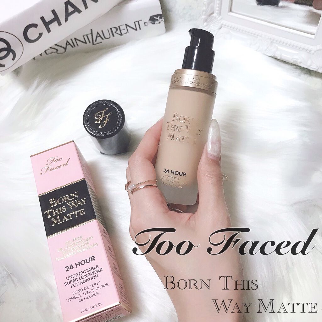 ボーン ディス ウェイ アンディテクタブル 24H マット ファンデーション/Too Faced/リキッドファンデーションを使ったクチコミ（1枚目）