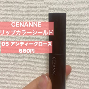 リップカラーシールド/CEZANNE/口紅を使ったクチコミ（2枚目）