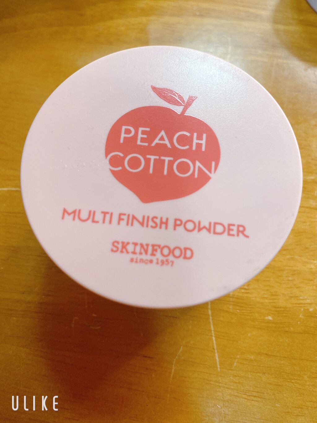 ピーチコットン マルチフィニッシュパウダー/SKINFOOD/ルースパウダーを使ったクチコミ（1枚目）
