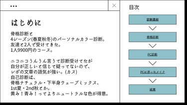 まるく on LIPS 「骨格・パーソナルカラー診断に行ってきたよ‼️レポスライド本文に..」（2枚目）