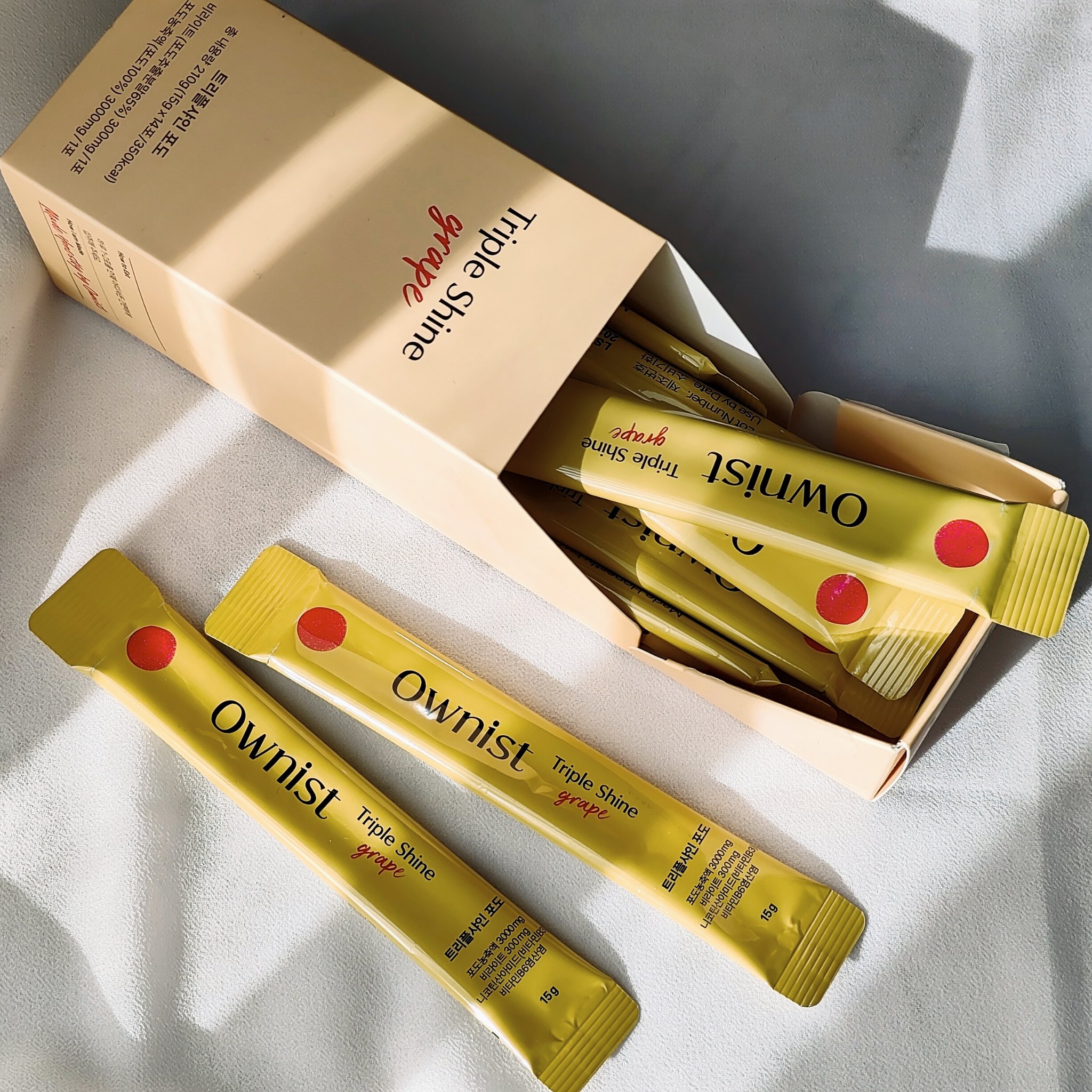 トリプルシャイン グレープ/Ownist/美容サプリメントを使ったクチコミ（2枚目）