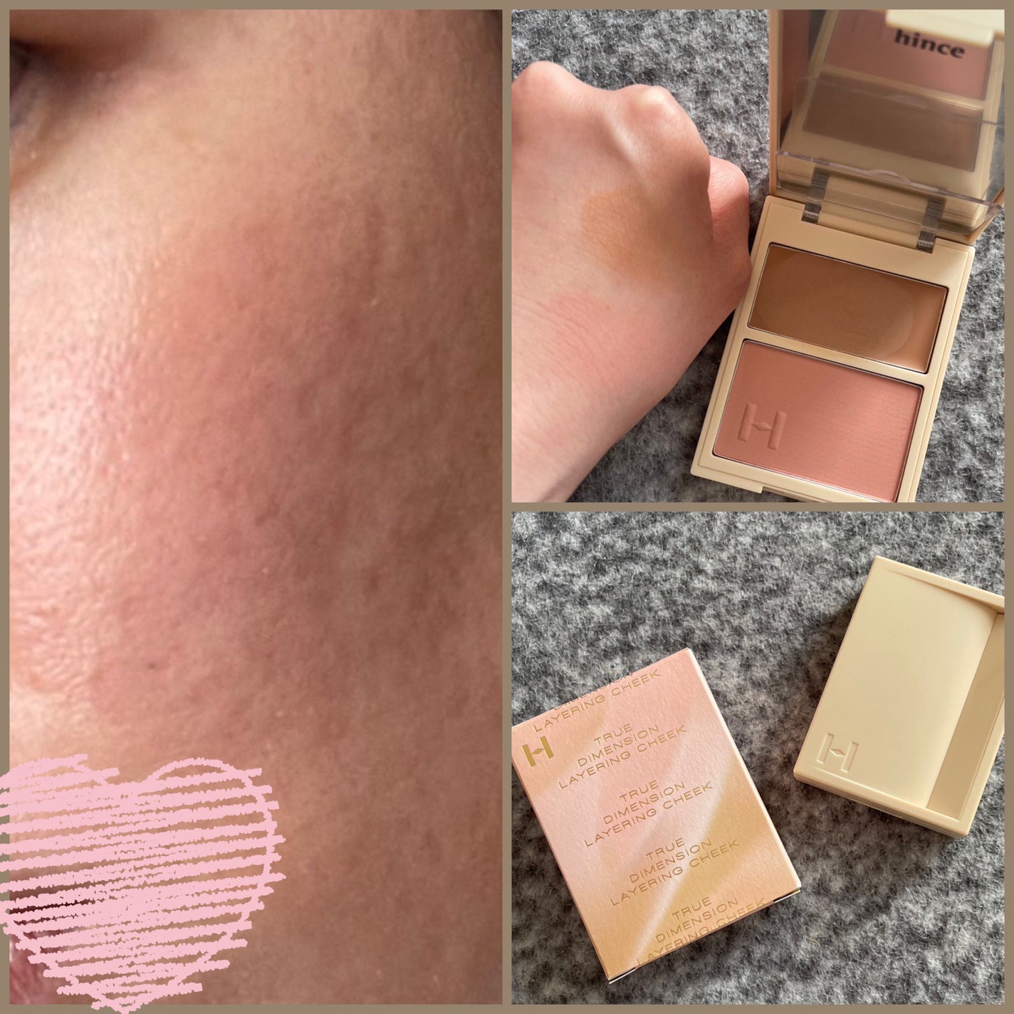 トゥルーディメンションレイヤリングチーク/hince/パウダーチークを使ったクチコミ(2枚目)