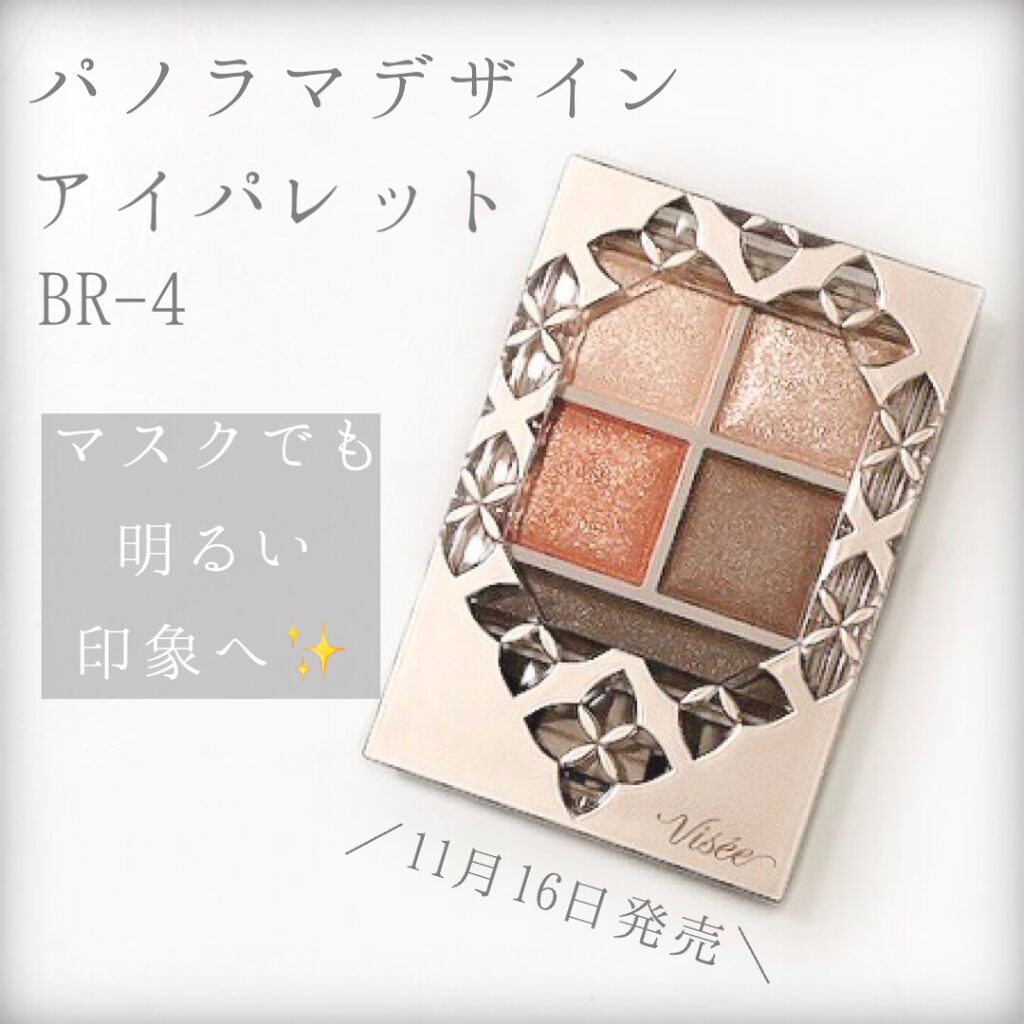 パノラマデザイン アイパレット/Visée/アイシャドウパレットを使ったクチコミ(1枚目)