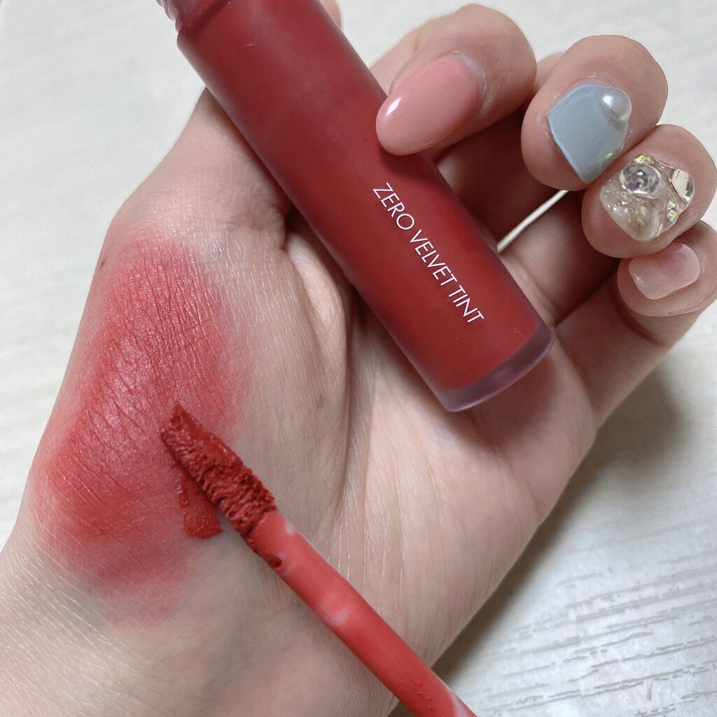 ゼロベルベットティント/rom&nd/リップティントを使ったクチコミ（2枚目）