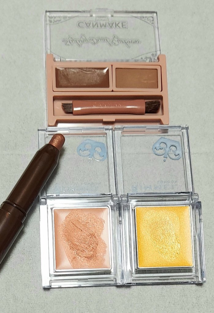 プリズム クリームアイカラー 011 マスタードイエロー/リンメル ロンドン/ジェル・クリームアイシャドウを使ったクチコミ（1枚目）