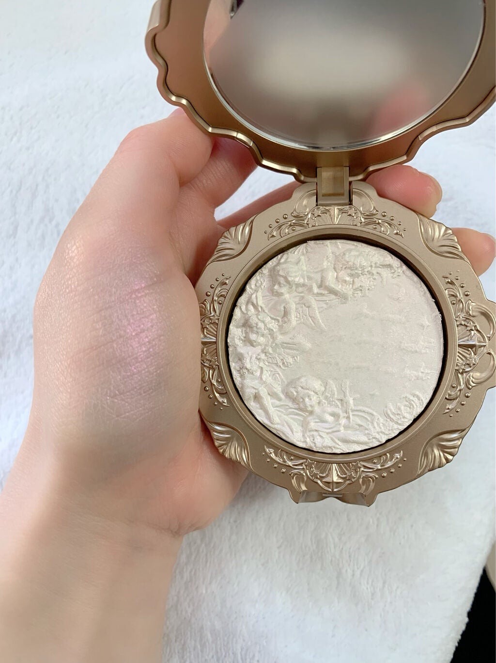 リトルエンジェル ハイライター/FlowerKnows/パウダーハイライトを使ったクチコミ(5枚目)