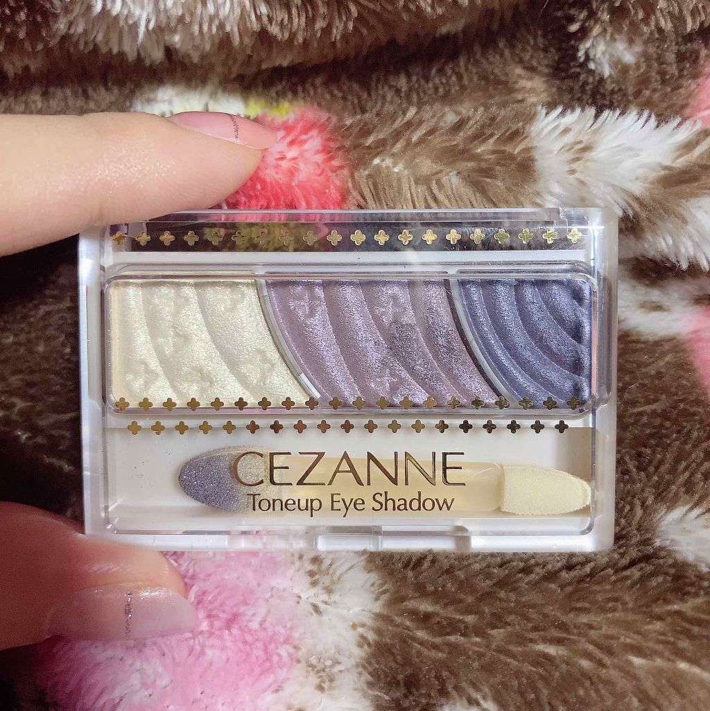 トーンアップアイシャドウ/CEZANNE/アイシャドウパレットを使ったクチコミ（1枚目）