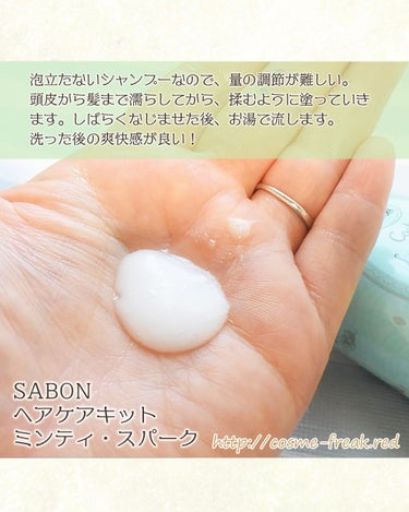 スパークリング ローシャンプー/SABON/シャンプー・コンディショナーを使ったクチコミ（2枚目）