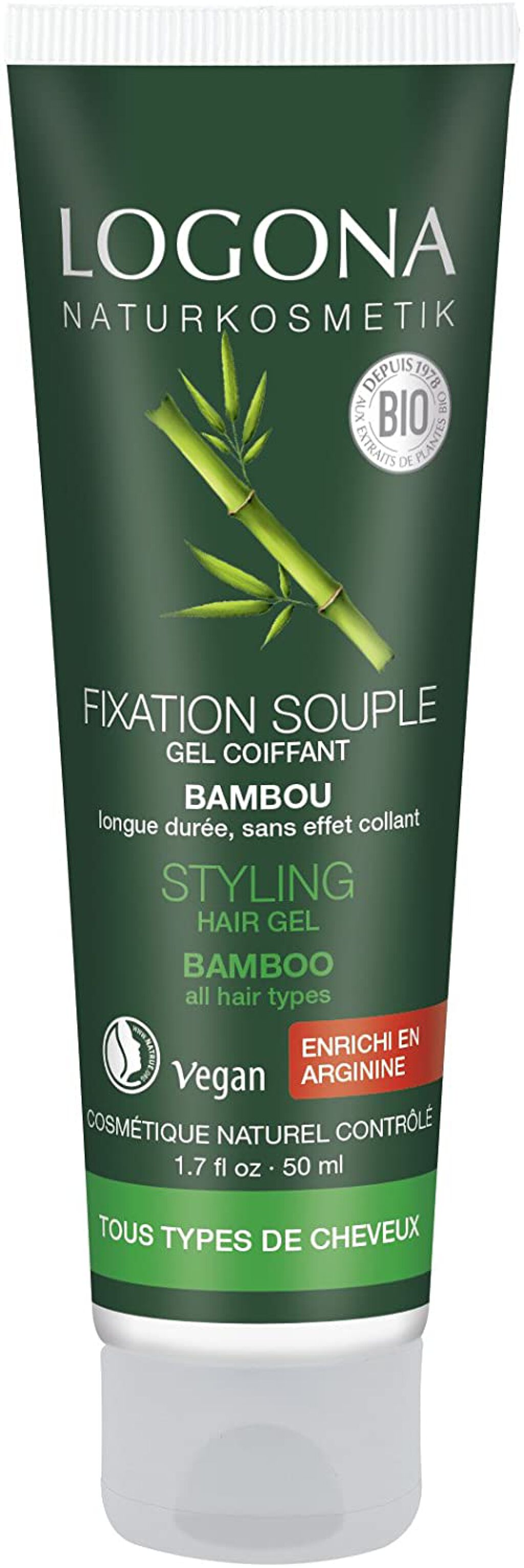 ヘアスタイリングジェル・バンブー ロゴナ