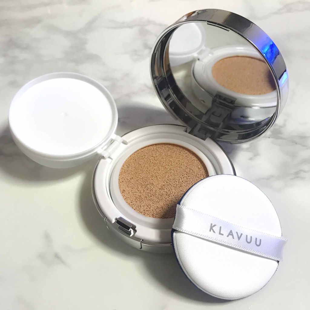 ブルーパールマリンコラーゲンアクアクッション/KLAVUU/クッションファンデーションを使ったクチコミ(2枚目)