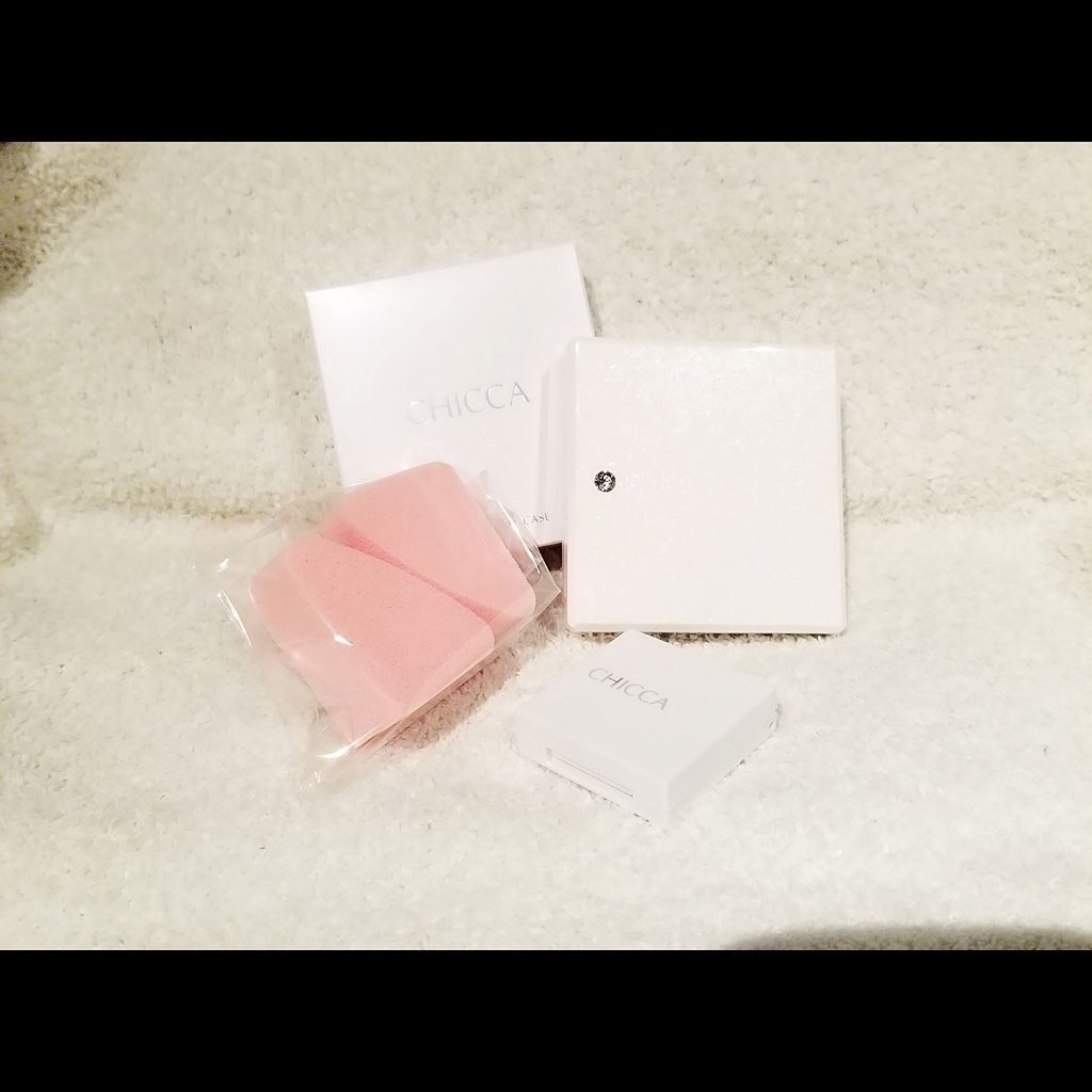 CHICCA パーフェクト チークスポンジ アイシャドウ ティーカップ