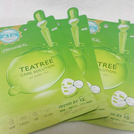 ティーツリーケアソリューション アンプルマスクJEX/MEDIHEAL/シートマスク・パックを使ったクチコミ(3枚目)