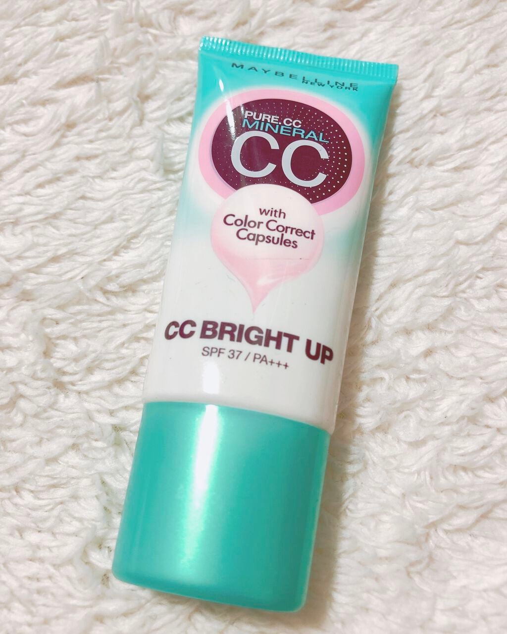 ピュアミネラル CC ブライトアップ/MAYBELLINE NEW YORK/CCクリームを使ったクチコミ(1枚目)