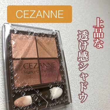 ニュアンスオンアイシャドウ/CEZANNE/アイシャドウパレットを使ったクチコミ（1枚目）