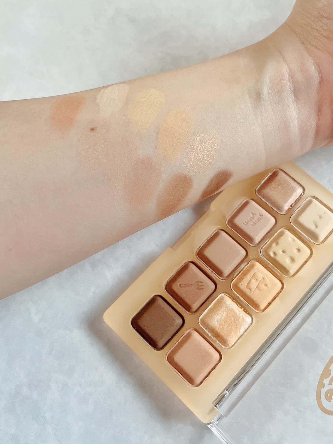 ムードキーボード 06 ヒアーズユアーチーズ(Here’ s your cheese)/lilybyred/アイシャドウパレットを使ったクチコミ（2枚目）