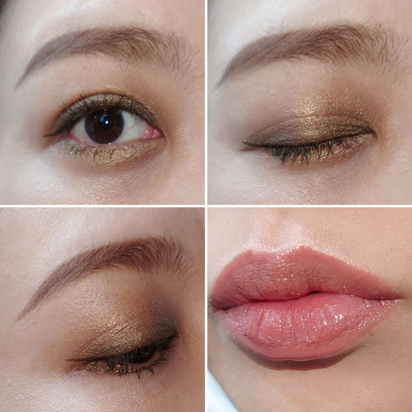 レ キャトル オンブル 318 ブラーリー グリーン/CHANEL/アイシャドウパレットを使ったクチコミ（2枚目）