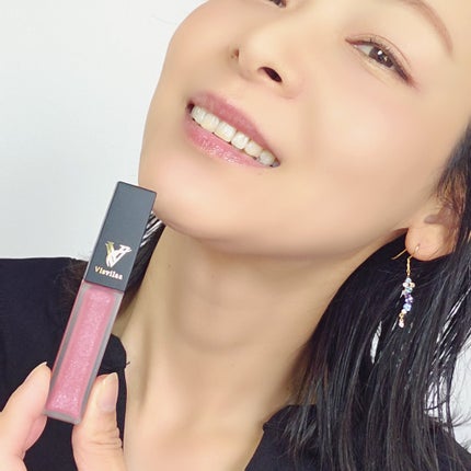 Vヴィヴィットロゼ リップグロス/Visvilaa/リップグロスを使ったクチコミ(7枚目)