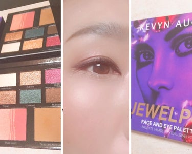 JEWELPOP/FACE AND EYE PALETTE/Kevyn Aucoin/パウダーアイシャドウを使ったクチコミ（1枚目）