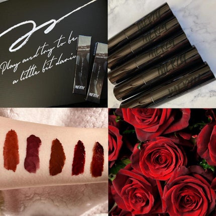 ノワール イン ザ ベルベットティント/MERZY/リップティントを使ったクチコミ(2枚目)