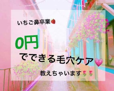 윤 지 ☀︎ on LIPS 「こんにちわ!!윤지(ゆんじ)です☀︎今回は0円でできる毛穴ケア..」（1枚目）