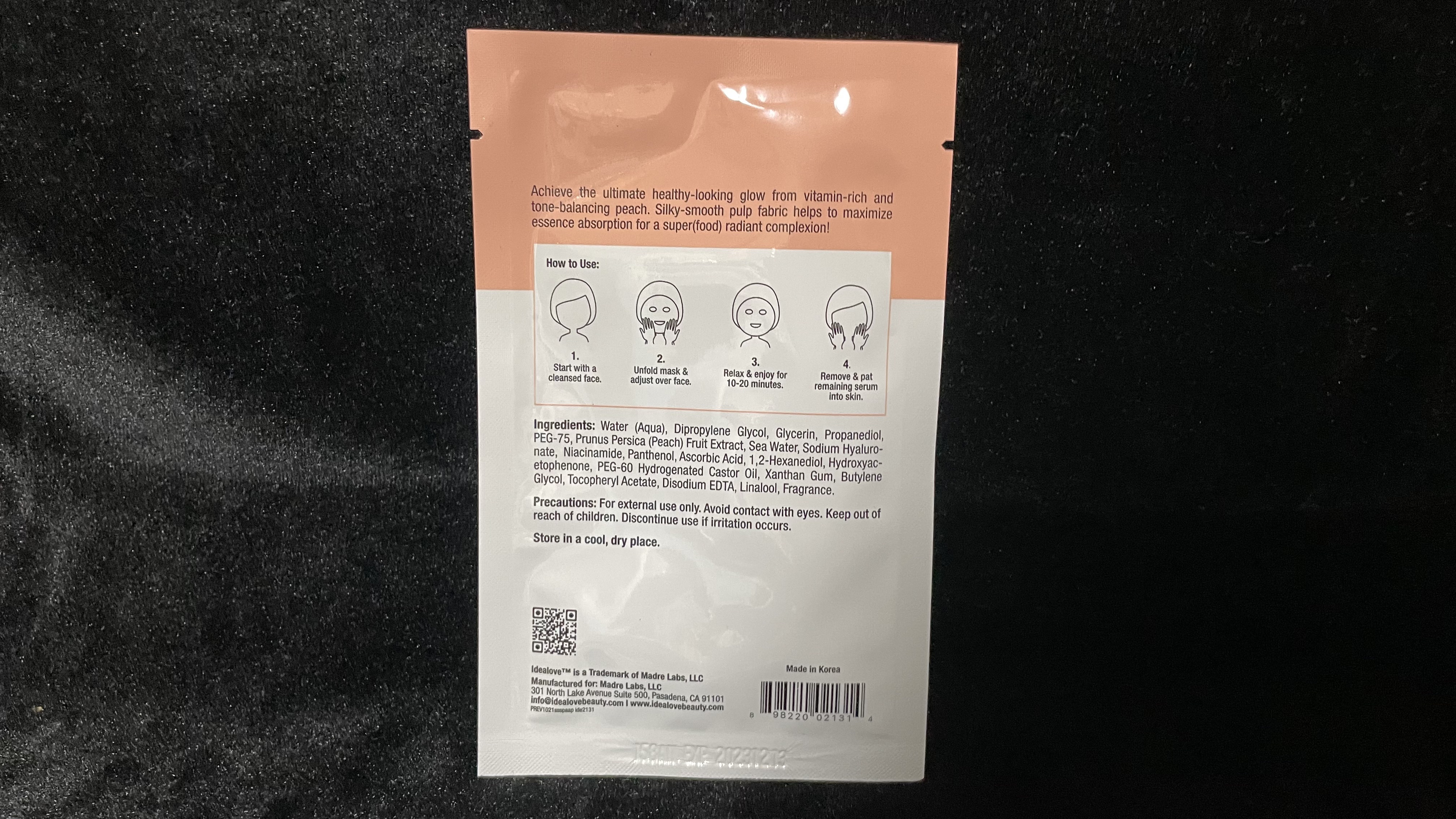 ビューティーシートマスク/Idealove/シートマスク・パックを使ったクチコミ（2枚目）