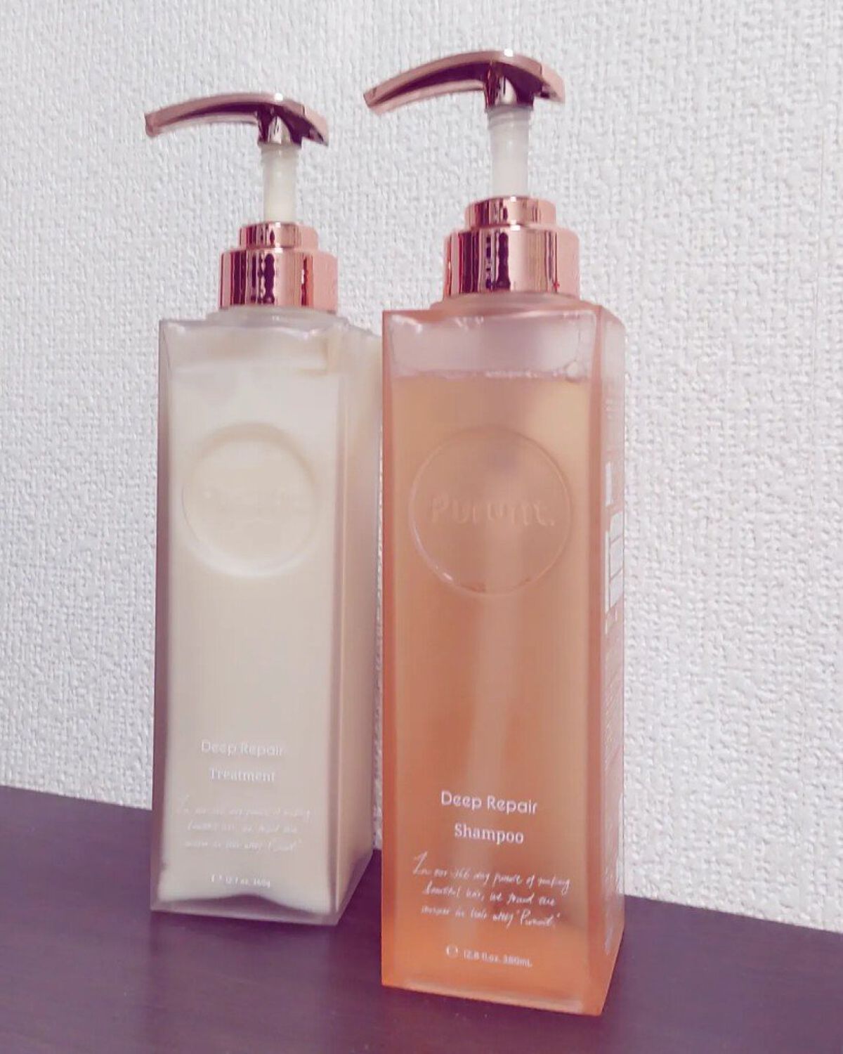 プルント ディープリペア美容液シャンプー／トリートメント/Purunt./市販シャンプーを使ったクチコミ（1枚目）