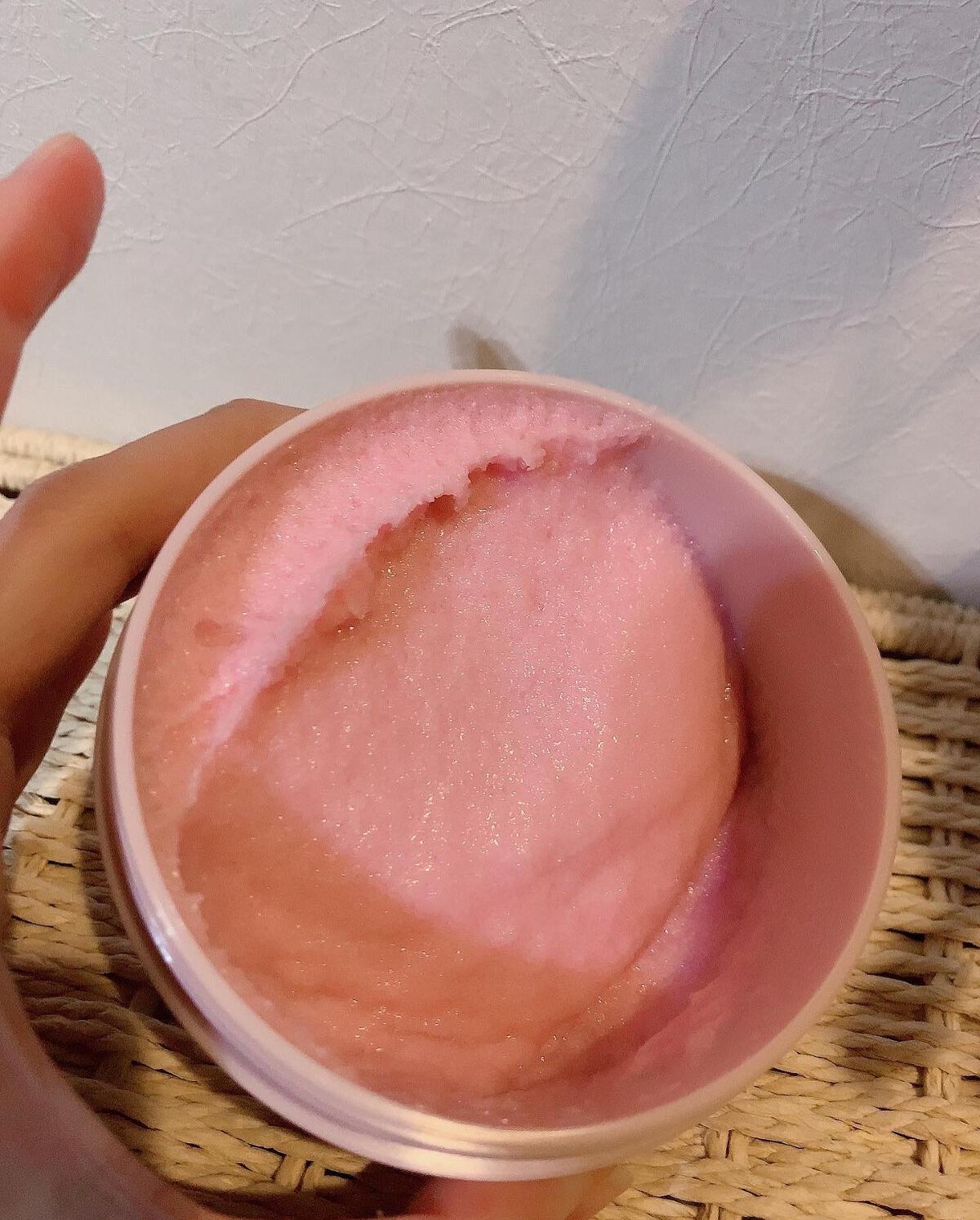 Q+Me スウィート ボム タラソ スクラブ/AGARISM/バストケア・ヒップケアを使ったクチコミ（3枚目）