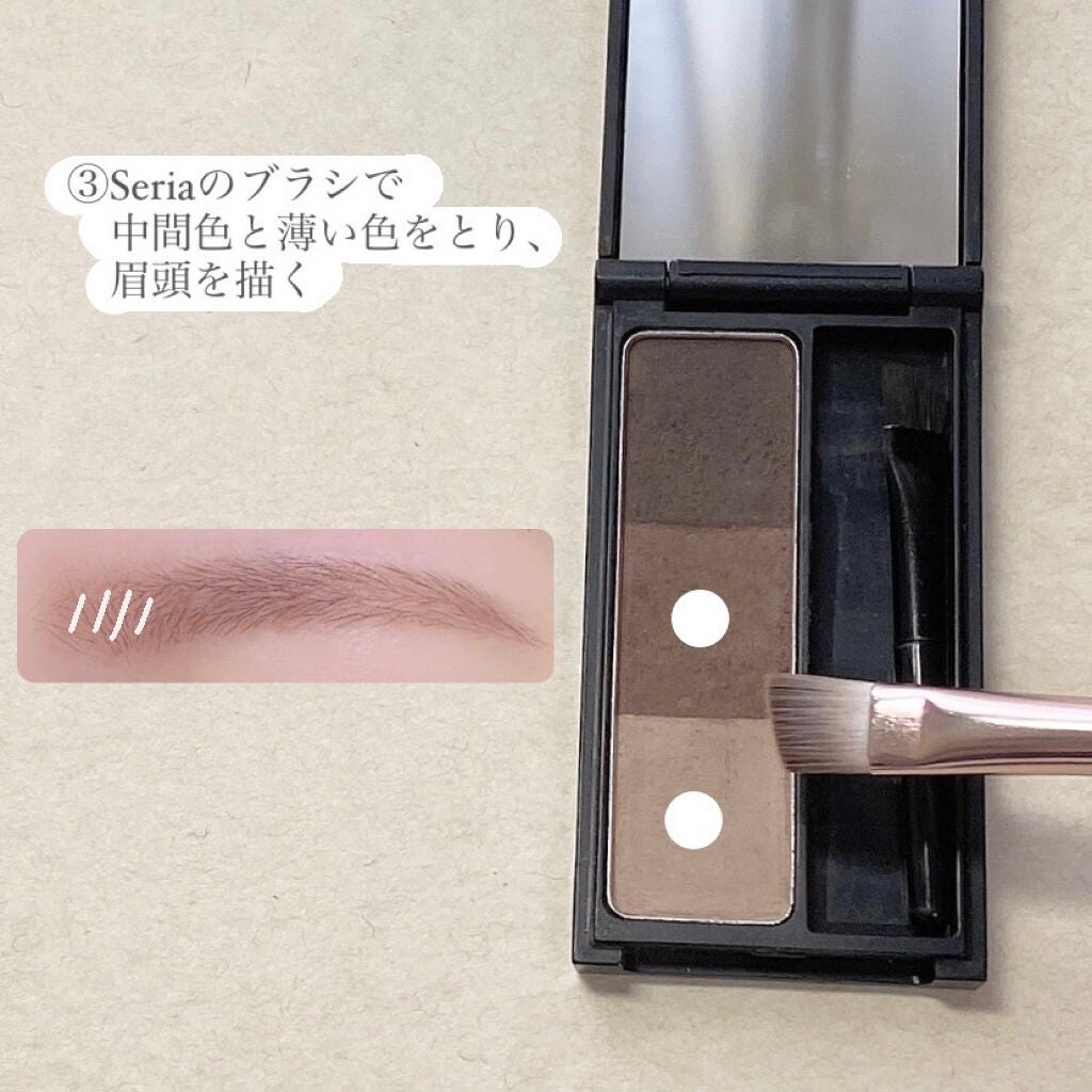 UR GLAMãEYEBROW POWDER/U R GLAM/ããŠããŒã¢ã€ãããŠã䜿ã£ãã¯ãã³ãïŒ5æç®ïŒ