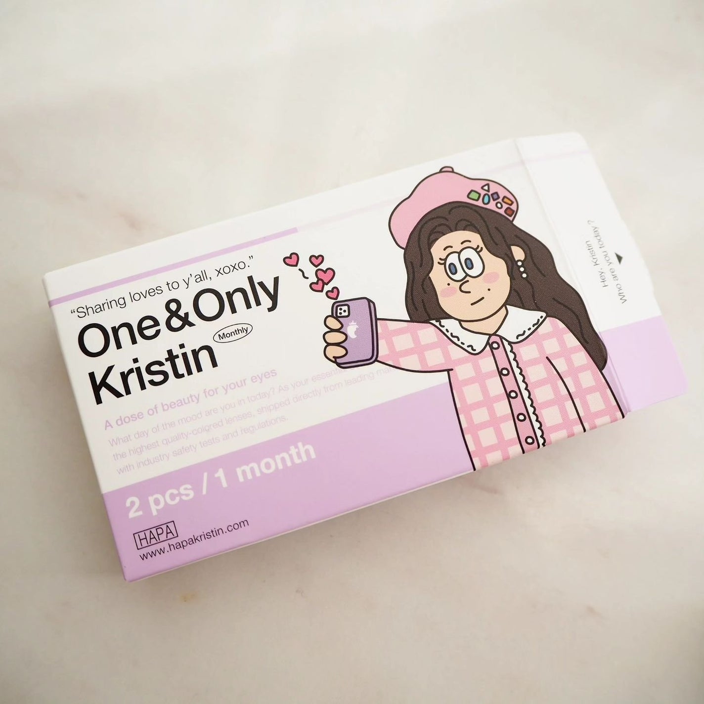 One & Only Kristin/Hapa kristin/カラーコンタクトレンズを使ったクチコミ(4枚目)